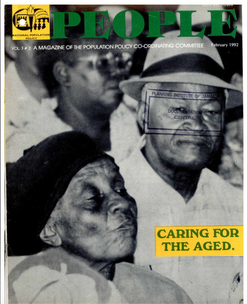 JA PEOPLE Ageing of Jamaica's Population Vol 3 No.2 Feb 1992 The